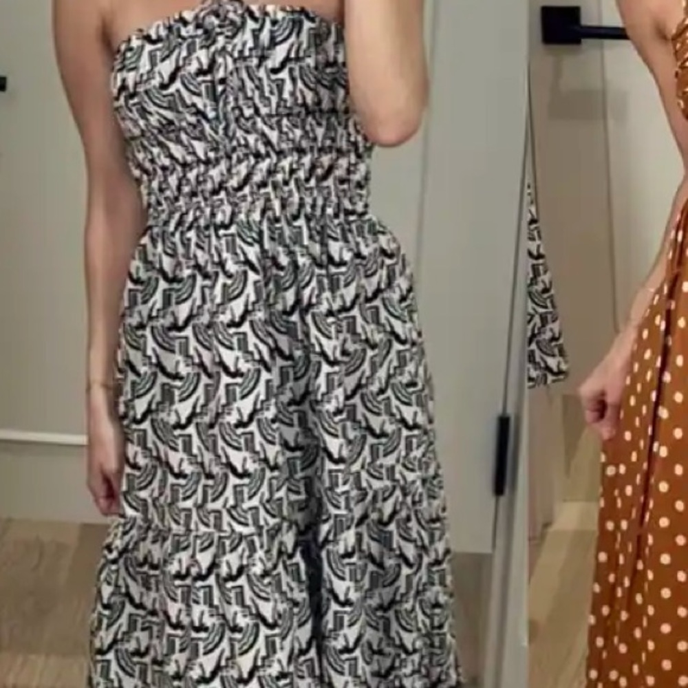 NWT! Anthropologie The Somerset Maxi Dress: Strapless Edition Sundress 🎤 Small - Picture 9 of 10